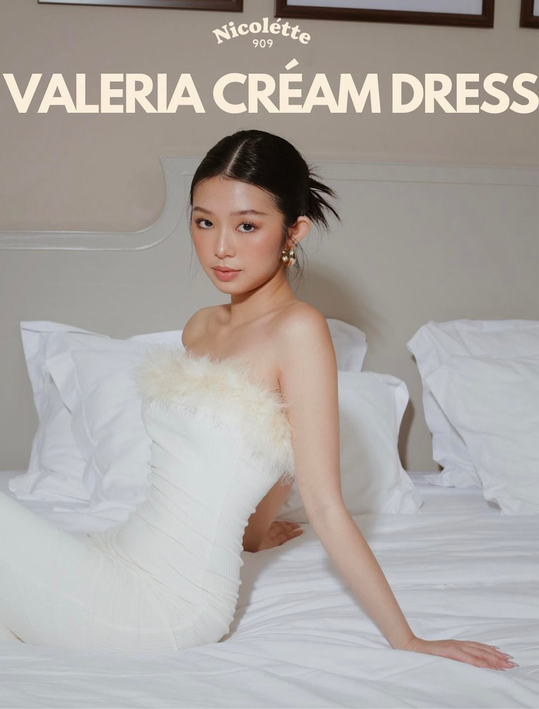 Valeria Cream Dress