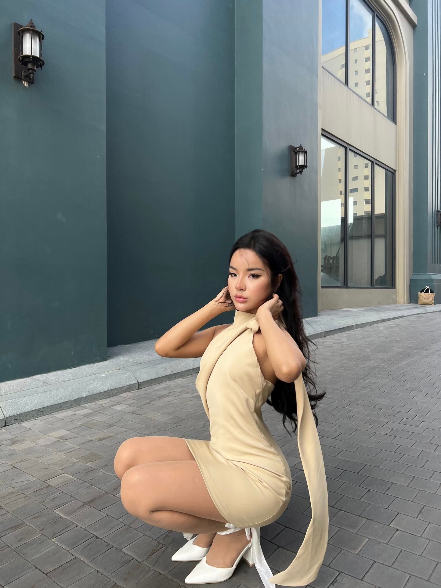 Colette Beige Dress